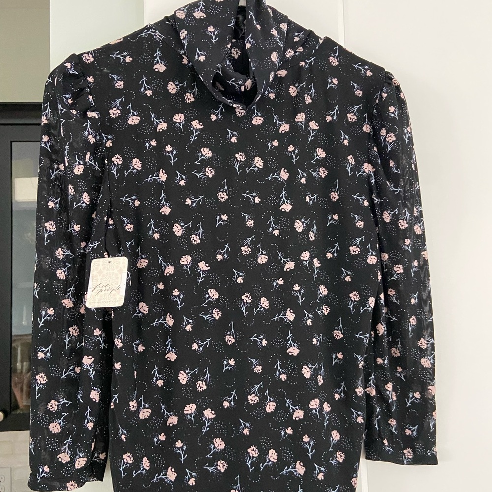 Free People “Midnight Combo” shirt.  NWT- Size Medium.
